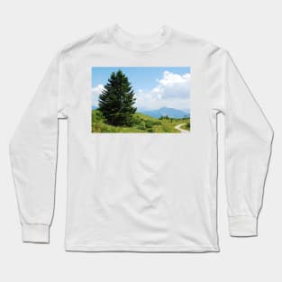 Landscape on Monte Zoncolan Long Sleeve T-Shirt